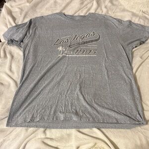 Gray Las Vegas Graphic T-Shirt